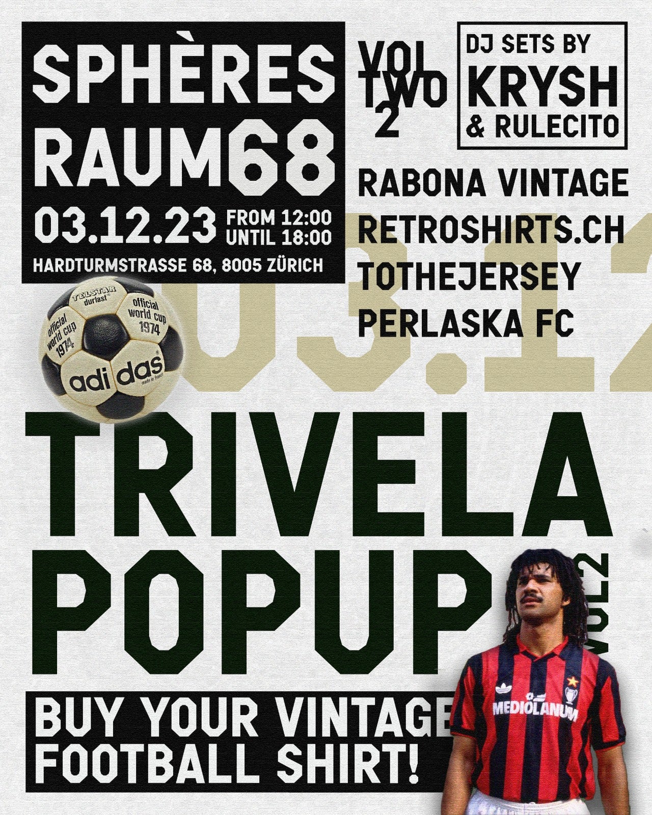 Trivela Popup Vol 2 - Fussballtrikots am Sonntagsverkauf