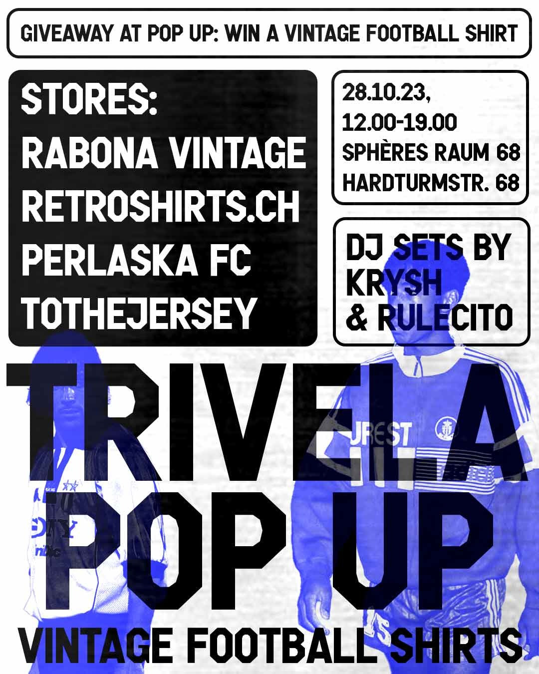 Trivela Popup - Vintage Football Shirts - 28.10.