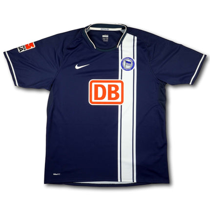 Hertha Berlin 2007-08 Trikot heim - VON BERGEN #4 - 8/10 - [L]