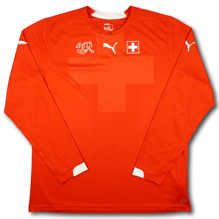 Schweiz 2014 Trikot heim - L/S - 9/10 - [XXXL]