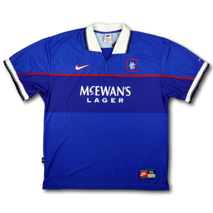 Glasgow Rangers 1997-99 Trikot heim Meistersaison (98/99) - 6/10 - [XL]