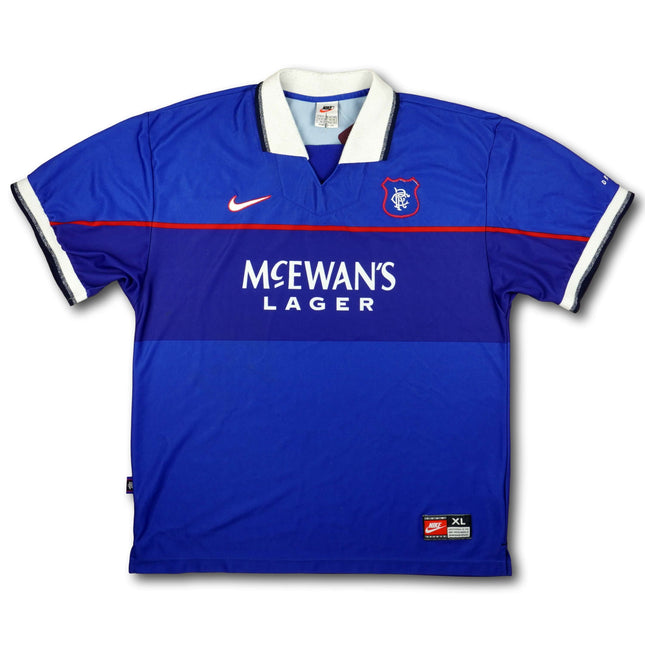 Glasgow Rangers 1997-99 Trikot heim Meistersaison (98/99) - 6/10 - [XL]