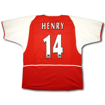 FC Arsenal 2002-04 Trikot heim Meistersaison (03/04) - HENRY #14 - 7/10 - [XL]
