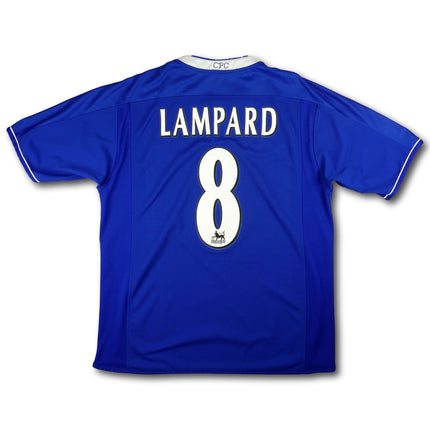 Chelsea FC 2003-05 home shirt Double winners (04/05) - LAMPARD #8 - 9/10 - [L]