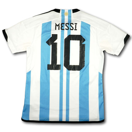 Argentinien 2022 Trikot heim WM-Sieger - MESSI #10 - 8/10 - [L]