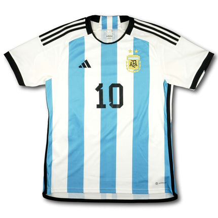 Argentinien 2022 Trikot heim WM-Sieger - MESSI #10 - 8/10 - [L]