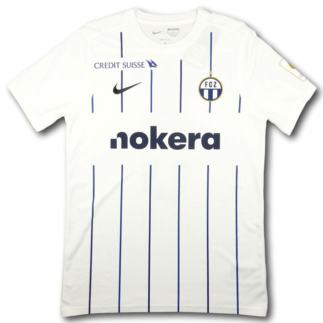 FC Zürich 2021-22 Trikot heim Player Issue Meistersaison & 125-Jahre Jubiläum signiert - ALITI #6 - 8/10 - [M]