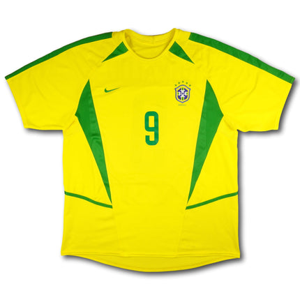 Brasilien 2002 Trikot heim - RONALDO #9 - 7/10 - [L]