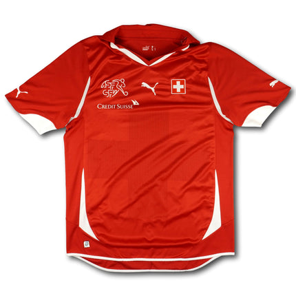 Switzerland 2010 home shirt - 9/10 - [L]