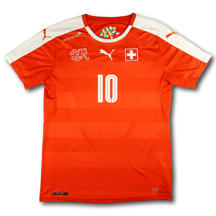 Schweiz 2016 Trikot heim - XHAKA #10 - 6/10 - [S]