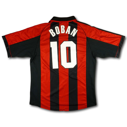 AC Milan 1998-99 Trikot heim - BOBAN #10 - 7/10 - [L]