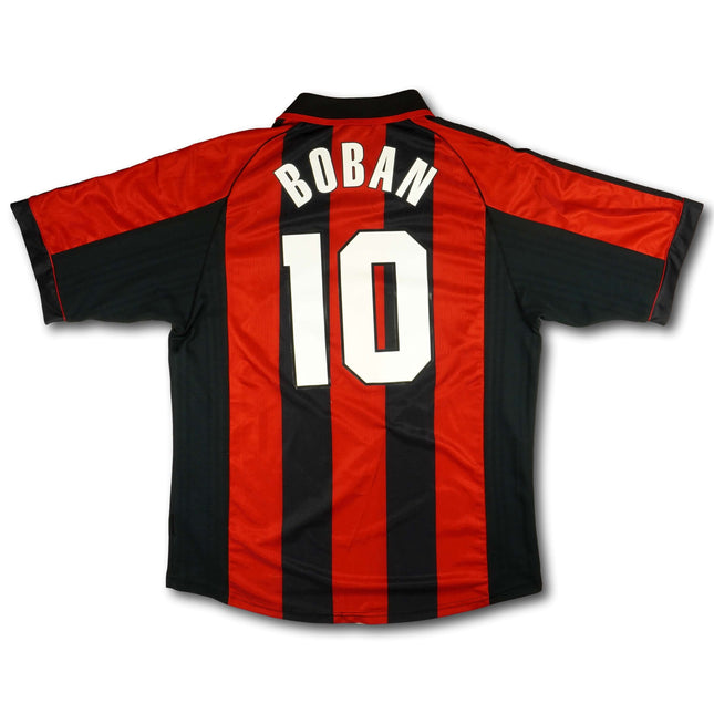 AC Milan 1998-99 Trikot heim - BOBAN #10 - 7/10 - [L]