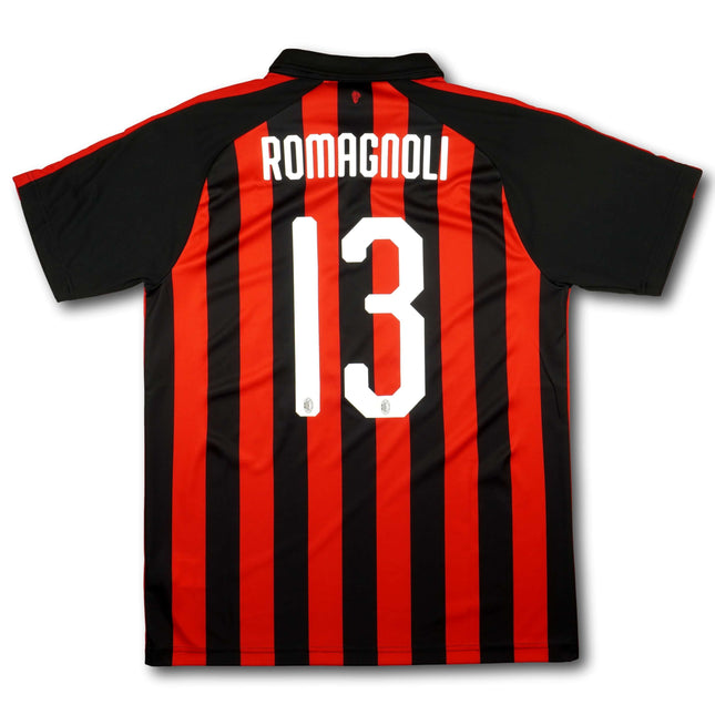 AC Milan 2018-19 Trikot heim - ROMAGNOLI #13 - 9/10 - [L]