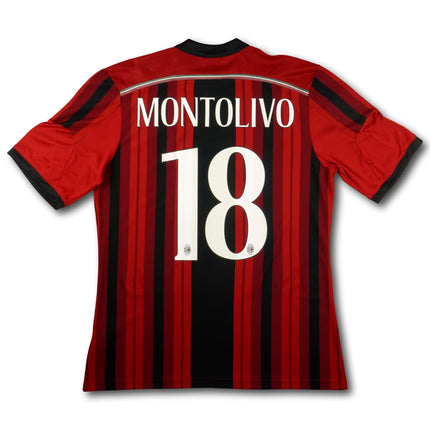 AC Milan 2014-15 home shirt BNWT - MONTOLIVO #18 - 10/10 - [L]