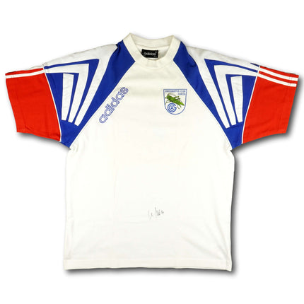 GC Zürich 1990-91 fan t-shirt title-winning season signed - 7/10 - [M]
