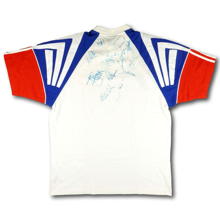GC Zürich 1990-91 fan t-shirt title-winning season signed - 7/10 - [M]