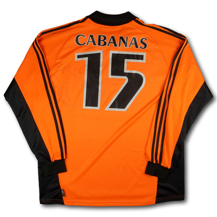GC Zürich 2002-03 Trikot auswärts Player Issue signiert - L/S - CABANAS #15 - 9/10 - [XL]