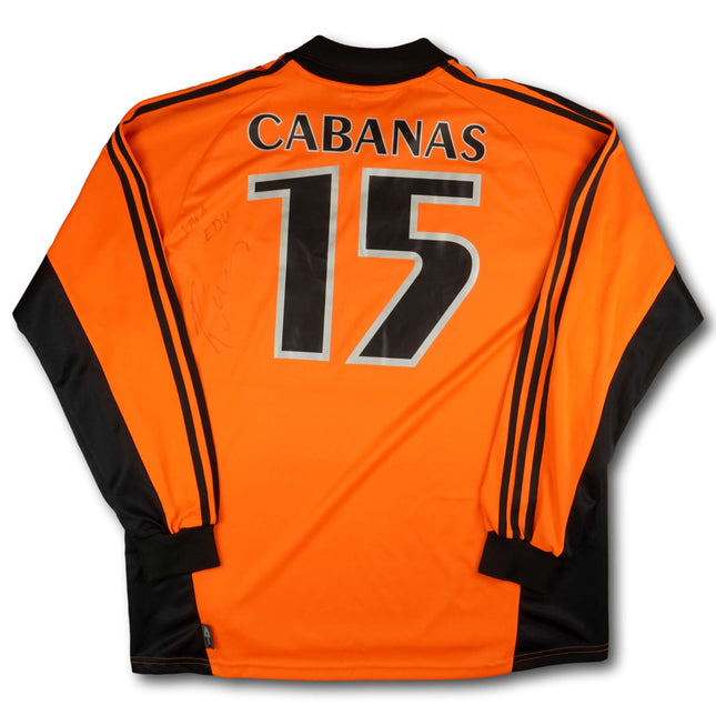 GC Zürich 2002-03 Trikot auswärts Player Issue signiert - L/S - CABANAS #15 - 9/10 - [XL]
