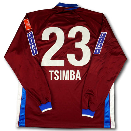 Servette FC 2002-03 home shirt Player Issue - L/S - TSIMBA #23 - 7/10 - [XXL]