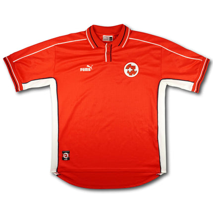 Switzerland 1999 home shirt - 6/10 - [XL]