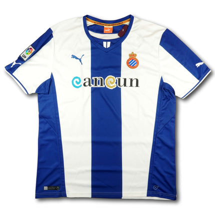 Espanyol Barcelona 2013-14 home shirt - 9/10 - [XL]