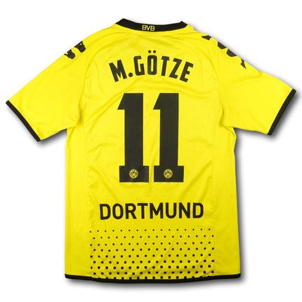 Borussia Dortmund 2011-12 home shirt title-winning season - M. GÖTZE #11 - 8/10 - [S]