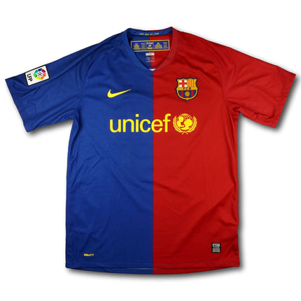 FC Barcelona 2008-09 home shirt treble-winning season - MESSI #10 - 9/10 - [M]
