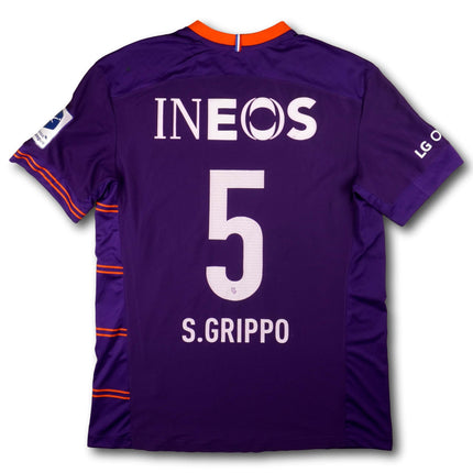 FC Lausanne-Sport 2021-22 away shirt - S.GRIPPO #5 - 9/10 - [L]