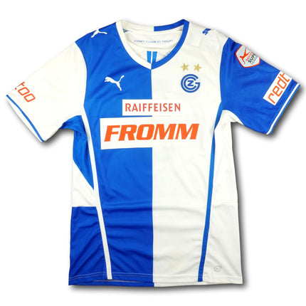 GC Zürich 2013-14 home shirt Player Issue - s. hajrovic #2 - 6/10 - [L]