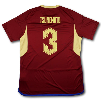 Servette FC 2023-24 home shirt signed - TSUNEMOTO #3 - 9/10 - [L]