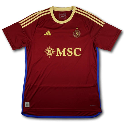 Servette FC 2023-24 home shirt signed - TSUNEMOTO #3 - 9/10 - [L]