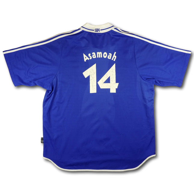 FC Schalke 04 2001-02 home shirt cup winners - ASAMOAH #14 - 6/10 - [XXL]