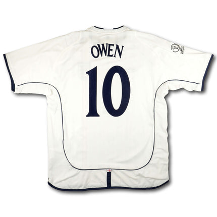England 2002 home shirt - OWEN #10 - 8/10 - [XL]