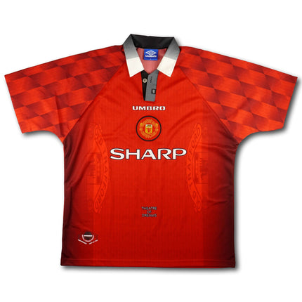 Manchester United 1996-98 Trikot heim Meistersaison (96/97) - 9/10 - [XL]