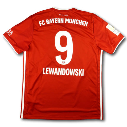 FC Bayern München 2020-21 Trikot heim Meistersaison - LEWANDOWSKI #9 - 9/10 - [L]