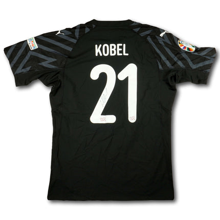 Switzerland 2024 goalkeeper shirt Player Issue signed - KOBEL #21 - 9/10 - [XL]
