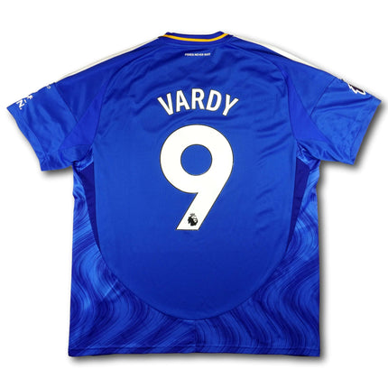 Leicester City 2024-25 home shirt - VARDY #9 - 8/10 - [XL]