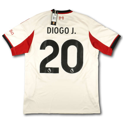 Liverpool FC 2025-26 Trikot auswärts BNWT - DIOGO J. #20 - 10/10 - [L]