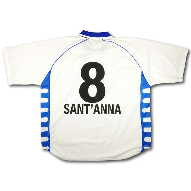FC Zürich 1999-01 Trikot heim Cupsieger (99/00) signiert vom Team - SANT'ANNA #8 - 7/10 - [XL]