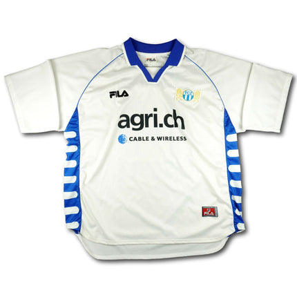 FC Zürich 1999-01 Trikot heim Cupsieger (99/00) - FISCHER #14 - 9/10 - [XXL]
