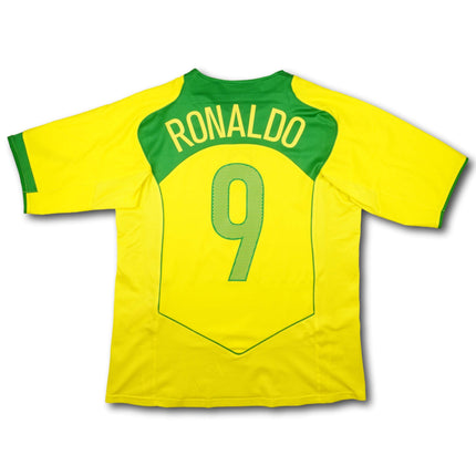Brasilien 2004 Trikot heim - RONALDO #9 - 8/10 - [M]