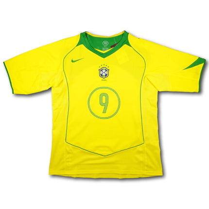 Brasilien 2004 Trikot heim - RONALDO #9 - 8/10 - [M]