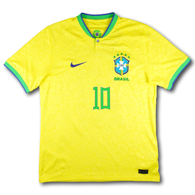 Brasilien 2022 Trikot heim - NEYMAR JR #10 - 8/10 - [M]