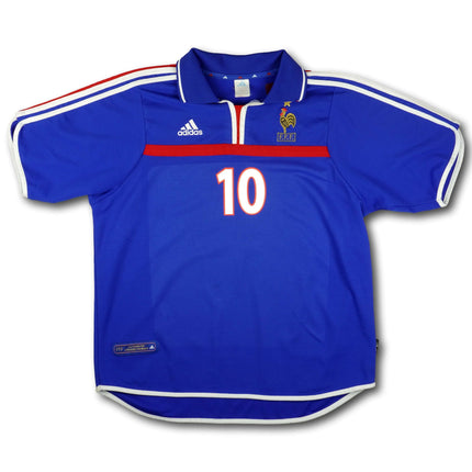 Frankreich 2000 Trikot heim Europameister - ZIDANE #10 - 7/10 - [L]