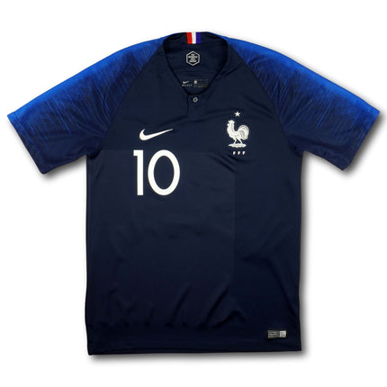Frankreich 2018 Trikot heim Weltmeister - MBAPPE #10 - 8/10 - [S]