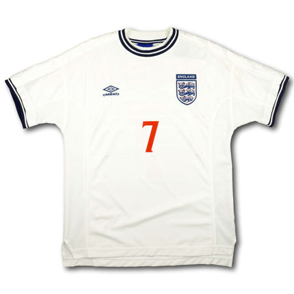 England 2000 Trikot heim - BECKHAM #7 - 8/10 - [L]