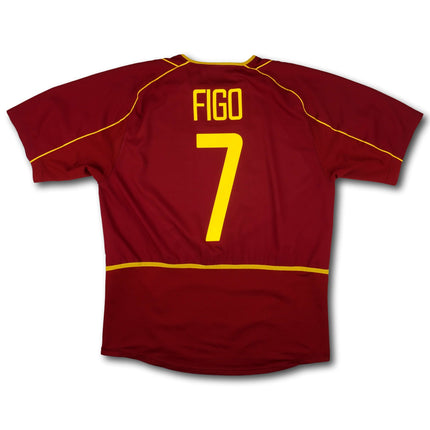 Portugal 2002 Trikot heim - FIGO #7 - 8/10 - [L]
