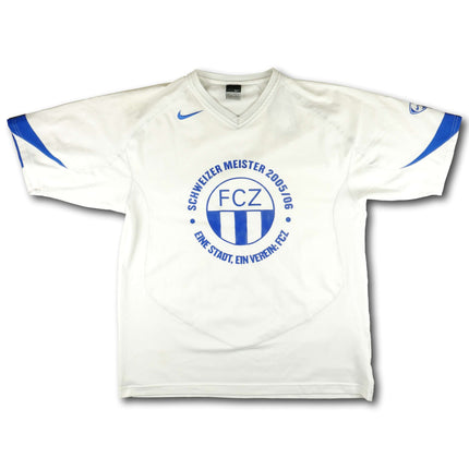 FC Zürich 2005-06 Trikot fan Meistersaison - 7/10 - [L]