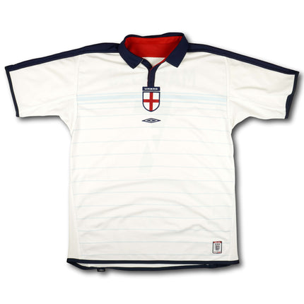 England 2004 Trikot heim Reversible - BECKHAM #7 - 7/10 - [L]