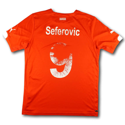 Schweiz 2014 Trikot heim - SEFEROVIC #9 - 5/10 - [Kids XL]